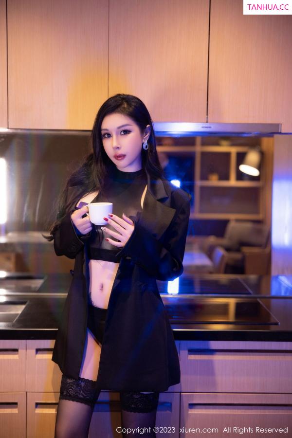 田冰冰  [XiuRen]高清写真图 2023.01.17 No.6143 田冰冰 黑丝美臀第3张图片
